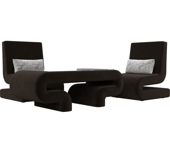 Изображение товара Набор волна-3 (стол, 2 кресла) Лига диванов 115715