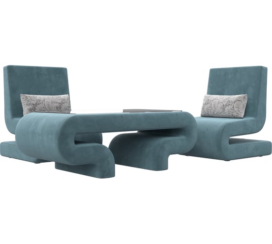 Изображение товара Набор волна-3 (стол, 2 кресла) Лига диванов 115725