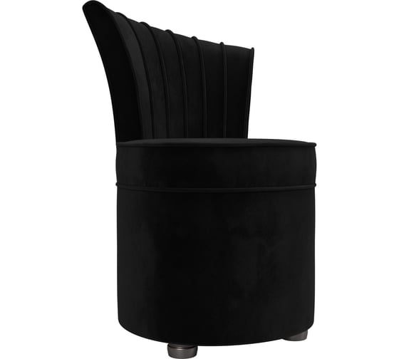 Изображение товара Пуф Лига диванов Ирис велюр черный 109405