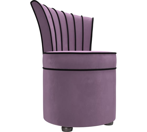Изображение товара Пуф Лига диванов Ирис микровельвет сиреневый 109398