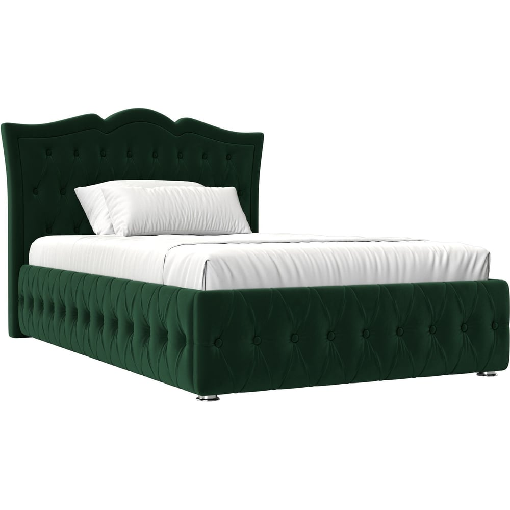 Изображение товара Интерьерная кровать Лига диванов Герда 140 велюр зеленый