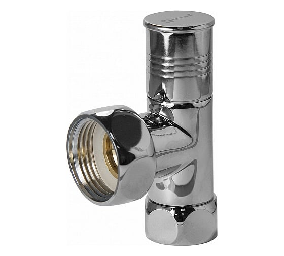 Изображение товара Угловой вентиль СТМ 1 х3/4 г/г ручка-цилиндр для п/с хром, ТЕРМО CPV00134