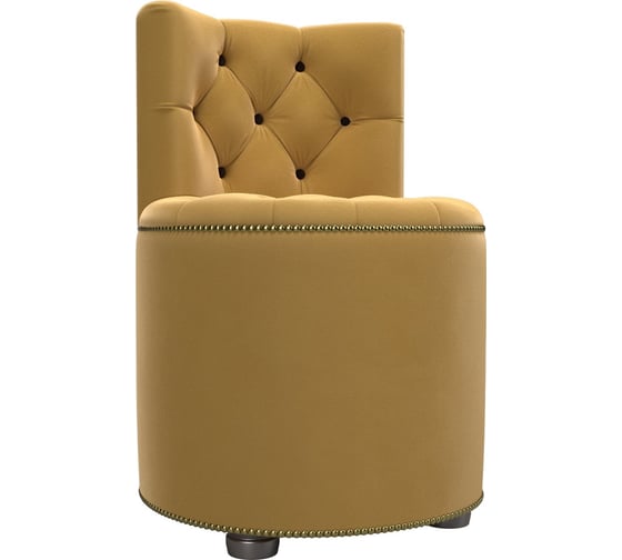 Изображение товара Пуф Лига диванов Саваж микровельвет желтый 109379