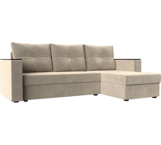 Изображение товара Диван угловой Лига диванов Атланта б/с правый угол 117041