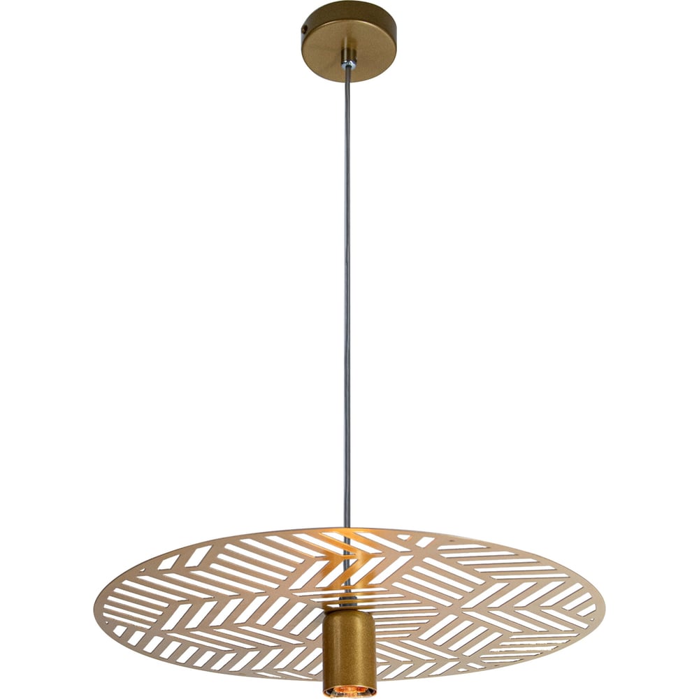 Изображение товара Подвесной светильник ЭЛЕТЕХ Марго 211 золото 60 Вт modern