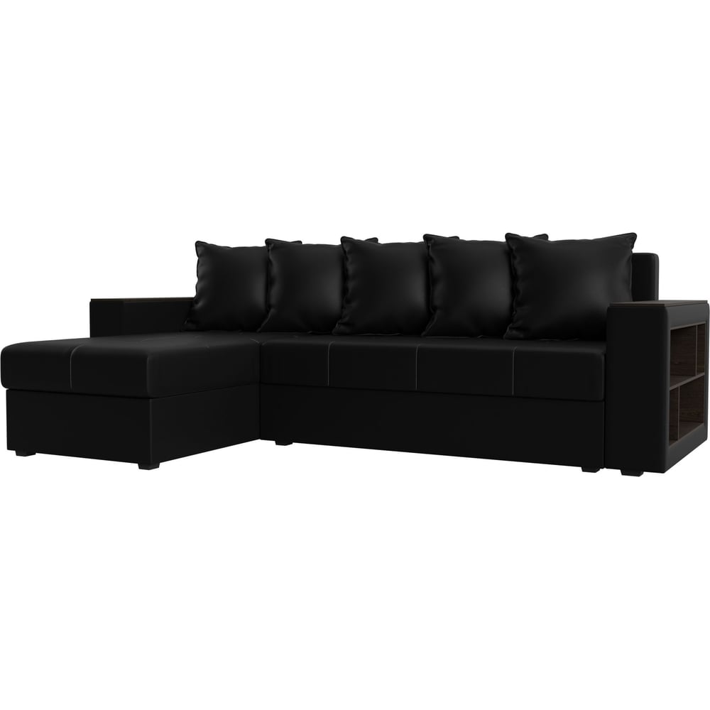 Изображение товара Угловой диван Лига диванов Дубай Лайт левый угол 114201L черный