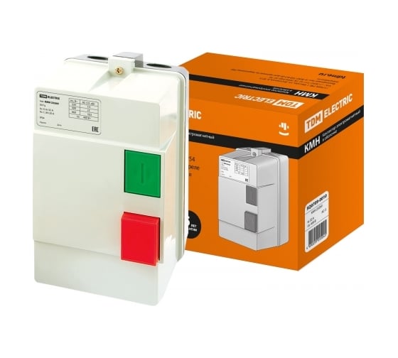 Изображение товара Контактор TDM ELECTRIC КМН23260 32А, в оболочке, Ue=380В/АС3, IP54 SQ0709-0010