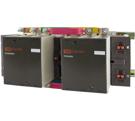 Изображение товара Контактор TDM КТН-64003 реверсивный 400А, 400В/АС3 SQ0710-0034