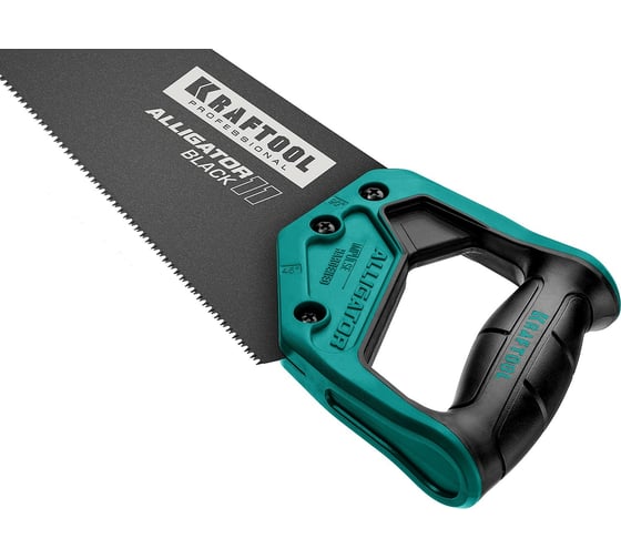 Изображение товара Ножовка для точного реза Kraftool "Alligator BLACK", 450 мм, 11 TPI 3D зуб, 15205-45