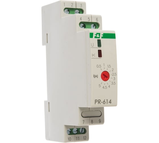 Изображение товара Реле тока F&F PR-614, для работы с внешним трансформатором тока EA03.003.005