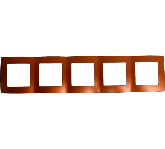 Изображение товара Рамка ЭРА 12500524 на 5 постов, 2, охра Б0019421