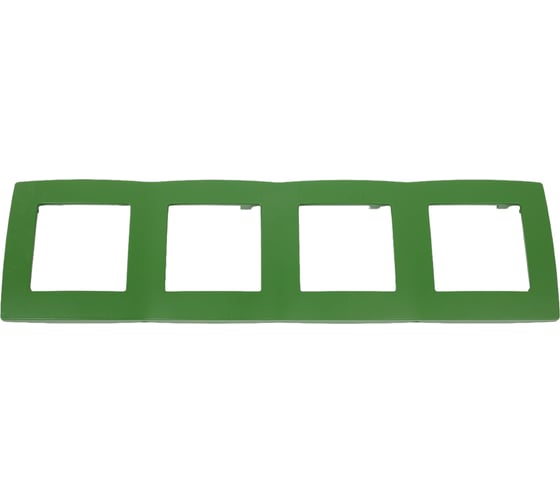 Изображение товара Рамка ЭРА 12500427 на 4 поста, 2, зеленый Б0019430