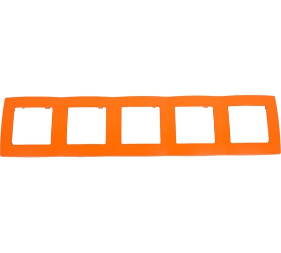 Изображение товара Рамка ЭРА 12500522 на 5 постов, 2, оранжевый Б0019419