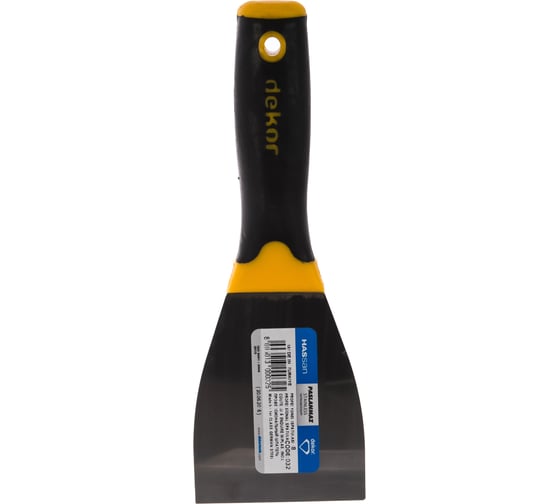 Изображение товара Шпатель нержавеющая сталь DEKOR 80 мм ручка с эластомерным покрытием 032