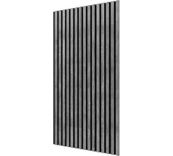 Изображение товара Акустические стеновые панели Cosca Decor 1200x600x19 мм, черный войлок, рейки МД 00-00075630