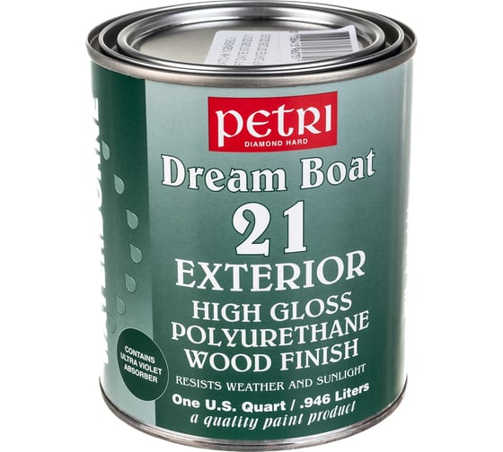 Изображение товара Полиуретановый лак Petri Dream Boat на водной основе глянцевый PC51004