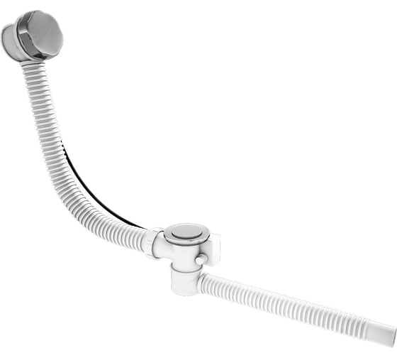 Изображение товара Слив-перелив для ванны Teymi полуавтомат, хром T140109 ЦБ-00269189