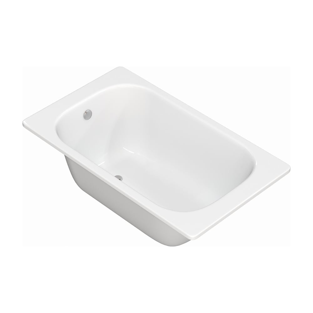 Изображение товара Стальная ванна Teymi Lina 120x70 см с возможностью установки стеклянной шторки