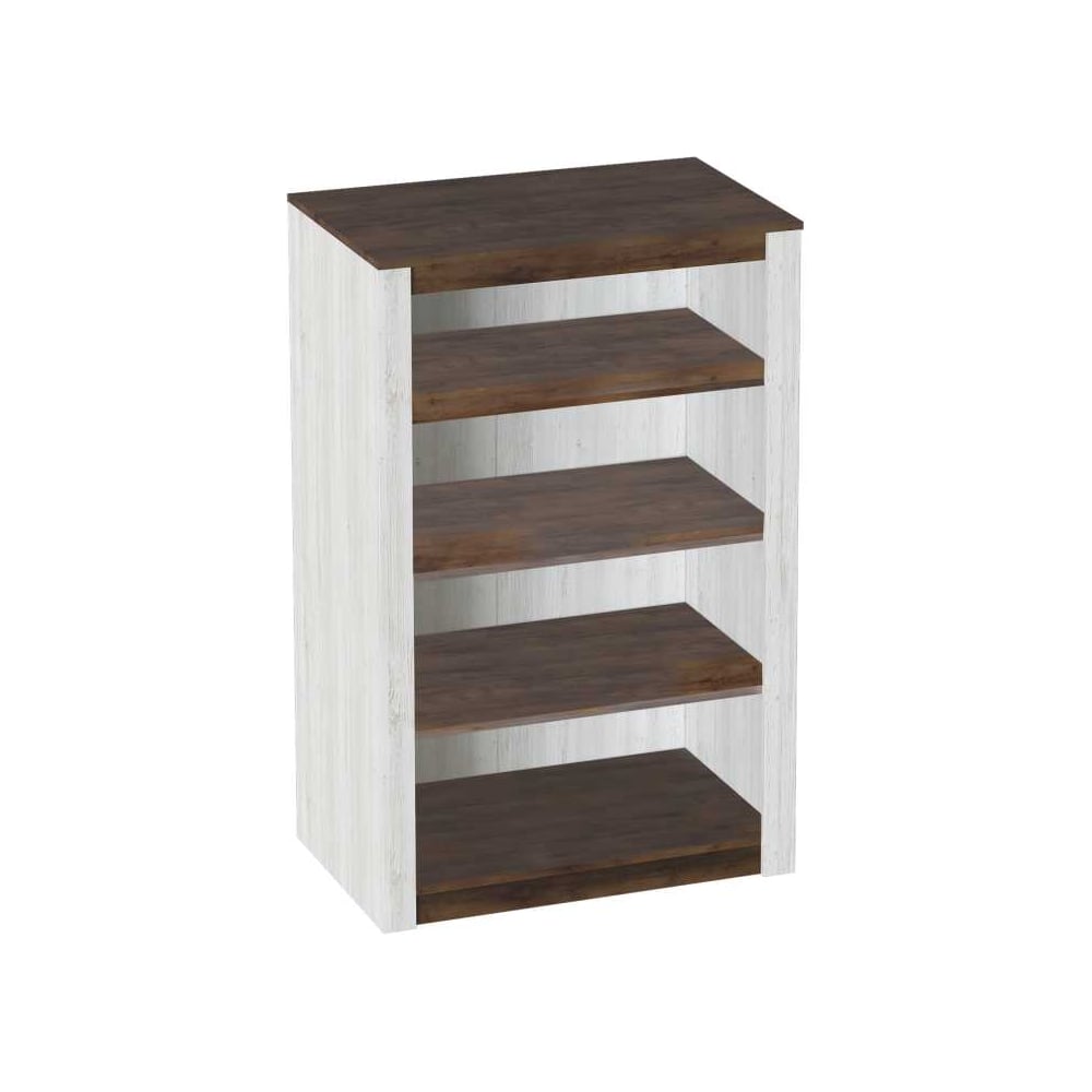 Изображение товара Стеллаж открытый Даллас Мебельград 65542 современный дизайн, 3 полки, цвет дуб винтерберг/таксония