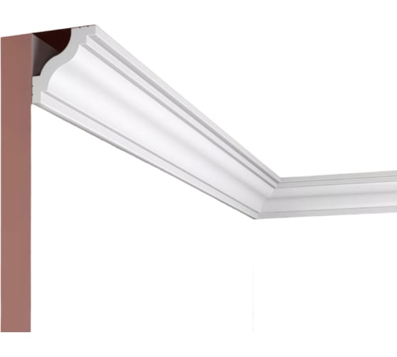 Изображение товара Карниз Cosca Decor потолочный плинтус KX034, 40x41, 2000мм, Экополим 00-00070880