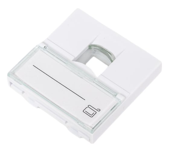 Изображение товара Вставка Cabeus 45x45 (Mosaic) для 1 модуля формата Keystone Jack (арт.078604) FP-L-45-1M