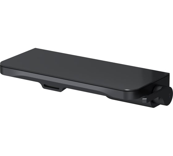 Изображение товара Встраиваемый смеситель на раковину с полкой и каскадным изливом, AM.PM Func, черный F8F72722