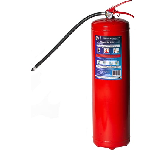 Изображение товара Огнетушитель порошковый Карелпожлиния ОП-10(з)-АВСЕ-01 ЗПУ Латунь, ОТВ Вексон-25 «-10» НФ-00000018