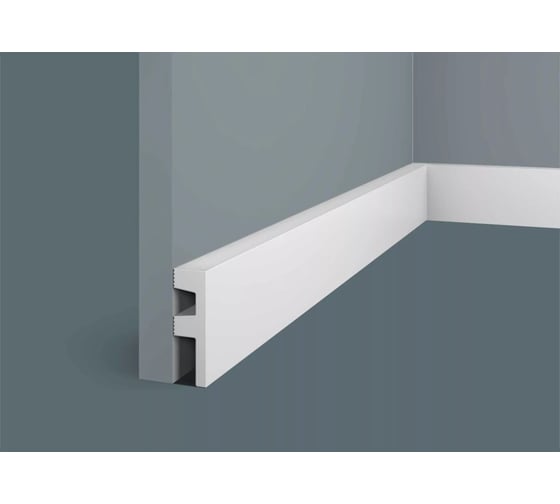 Изображение товара Плинтус Cosca Decor 60x19x2000 мм, экополимер PX051 Карниз и молдинг 00-00072058