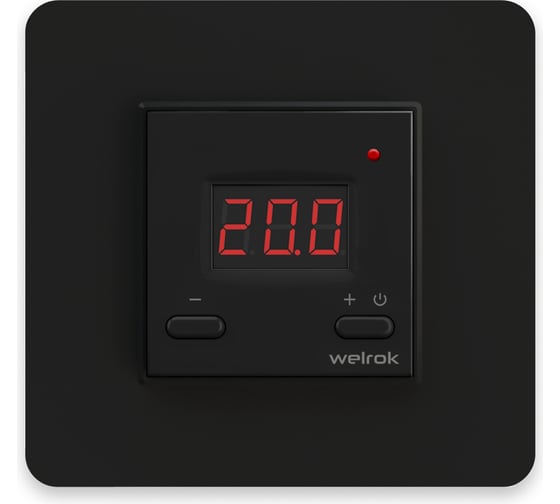 Изображение товара Терморегулятор Welrok st bk 4660251140564