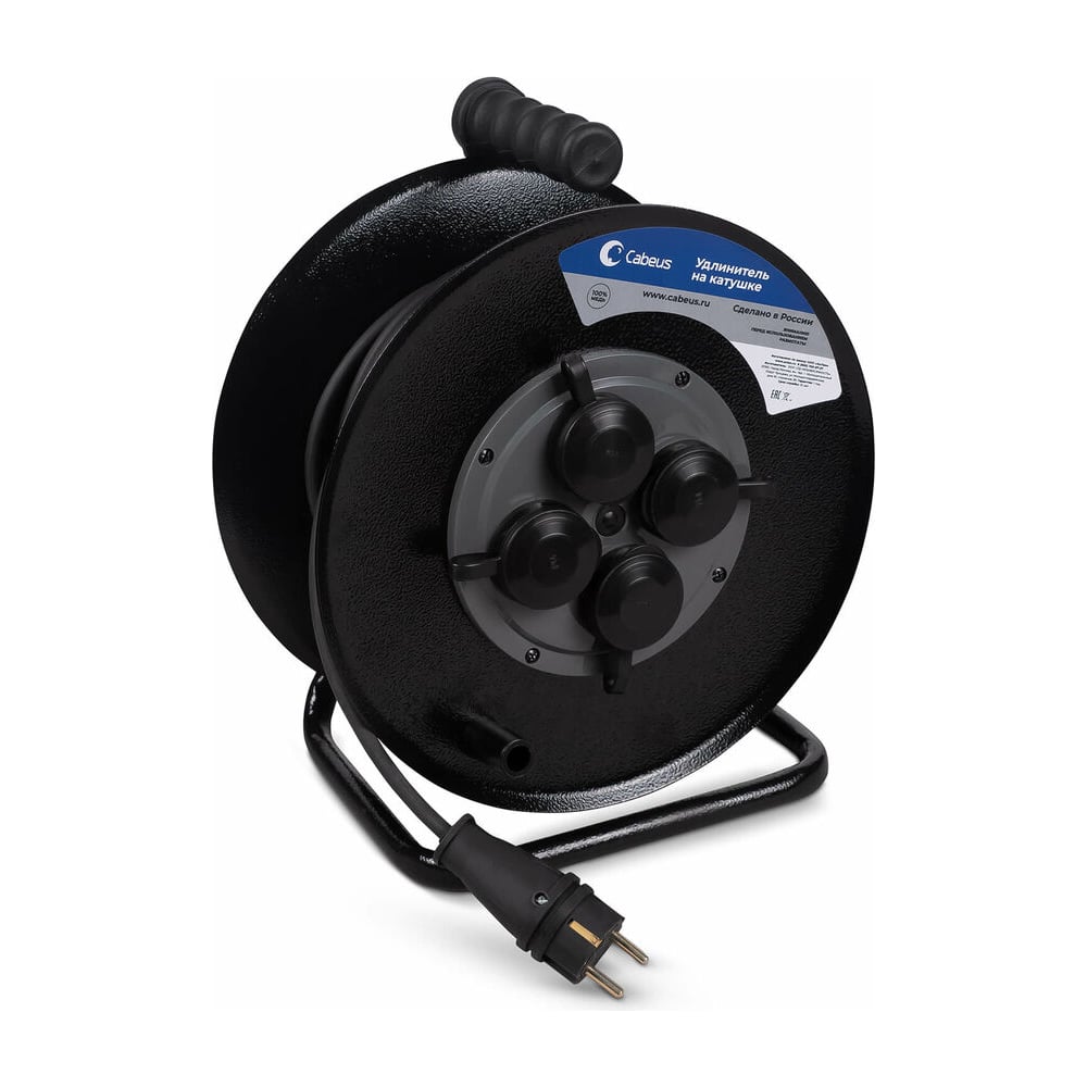 Изображение товара Удлинитель Cabeus силовой 50м IP44 с заземлением для профессиональной использования