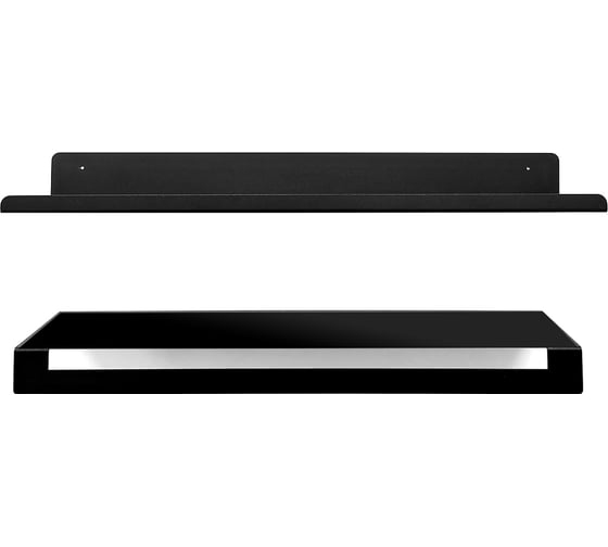 Изображение товара Набор из 2х полок с держателем для полотенец Крючковски 29297