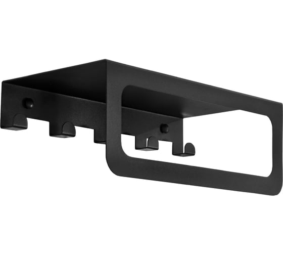 Изображение товара Полка-держатель для полотенец с 5ю крючкам Крючковски 06449