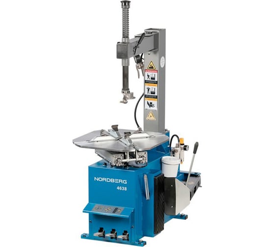 Изображение товара Станок шиномонтажный NORDBERG 380V п/автомат, односкоростн, зажимы 12-23" 4638(B) 380