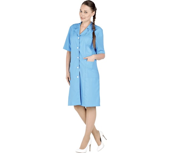 Изображение товара Халат ГК Спецобъединение СЕЛЕНА голубой Хал 716/104/158