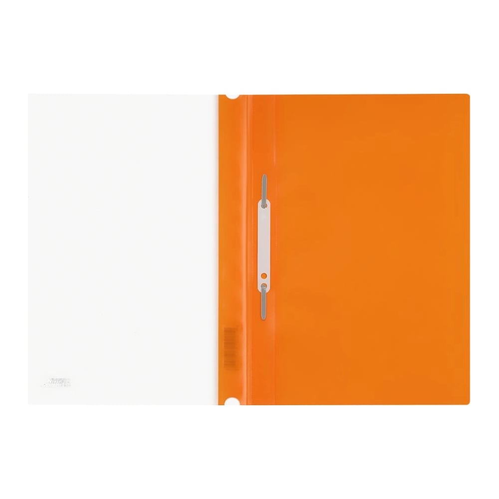 Изображение товара Папка-скоросшиватель СТАММ пластик А4 180 мкм перфорация оранжевая ММ-31274