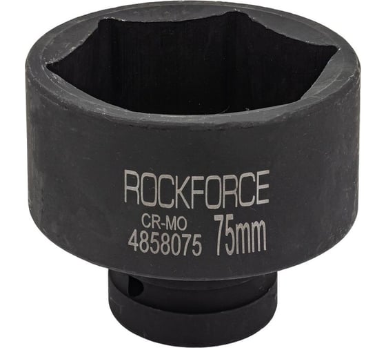 Изображение товара Головка ударная 6-гранная 75 мм, 1"DR Rockforce RF-4858075(57942)