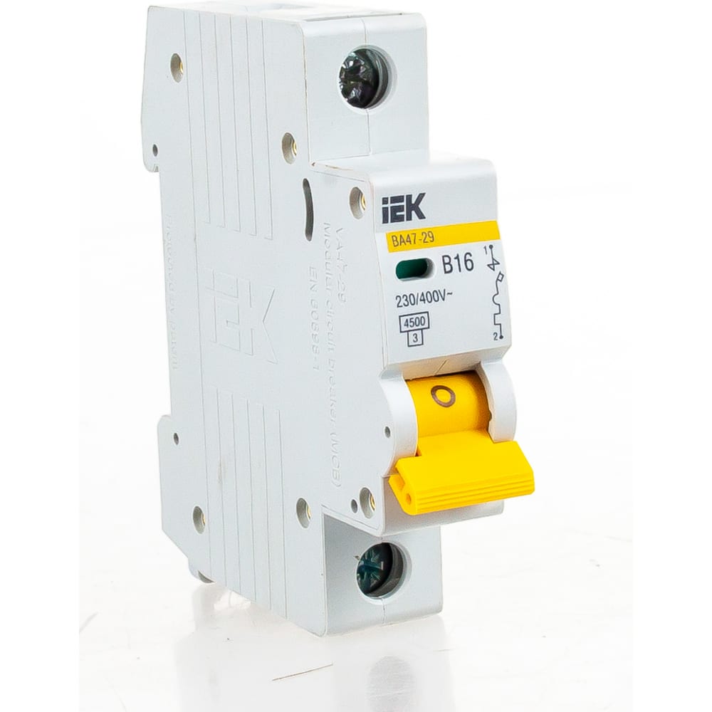 Однополюсный автоматический выключатель IEK - MVA20-1-016-B