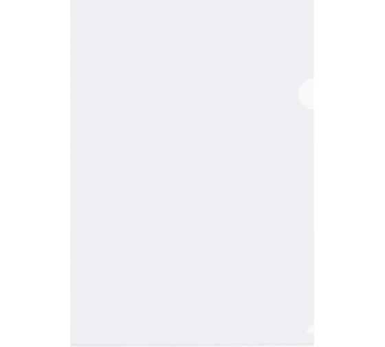 Изображение товара Папка-уголок Стамм А4, 20 шт в комплекте, 100 мкм, пластик, прозрачная ММ-30733