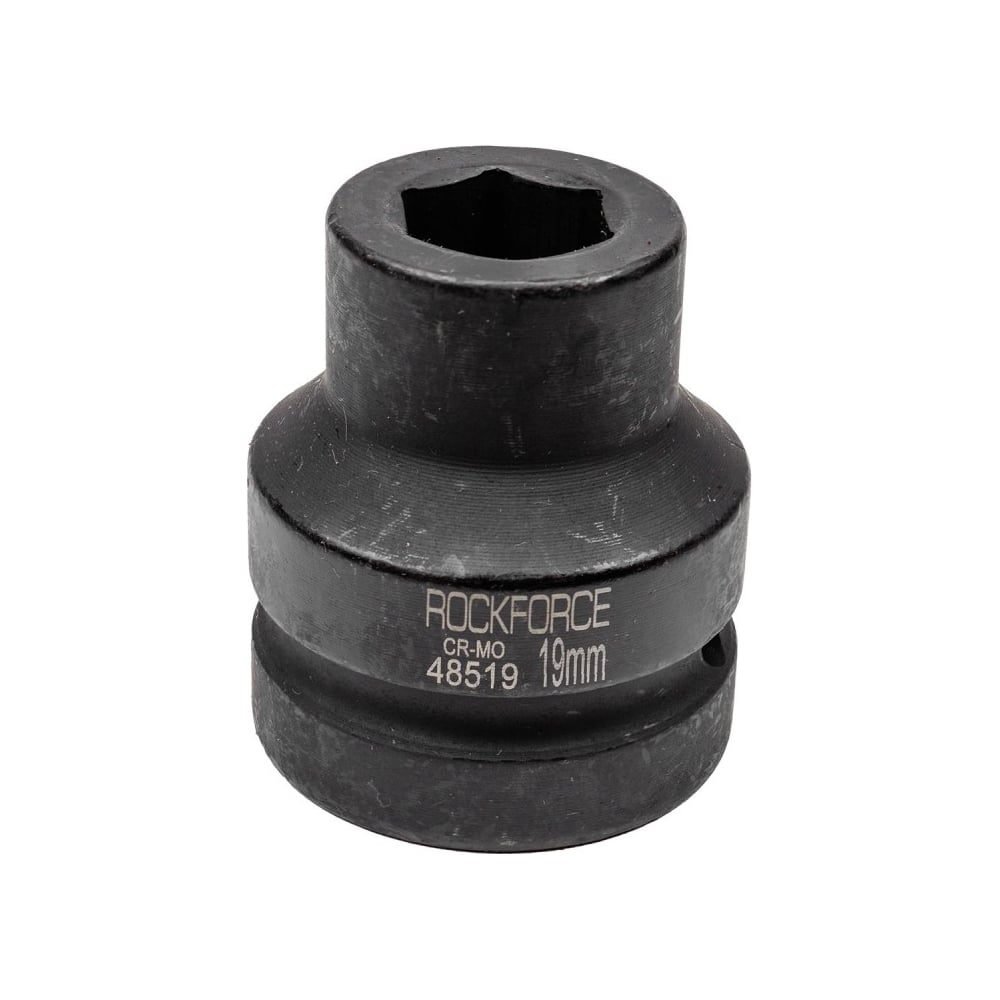 Изображение товара Головка ударная 6-гранная 19 мм 1 дюйм RF-48519 Rockforce Изображение товара Головка ударная 6-гранная 19 мм 1 дюйм RF-48519 Rockforce