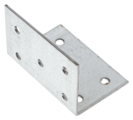 Изображение товара Уголок крепежный STARFIX равносторонний, 60x40x40 мм, KUR белый цинк SMP-26036-1