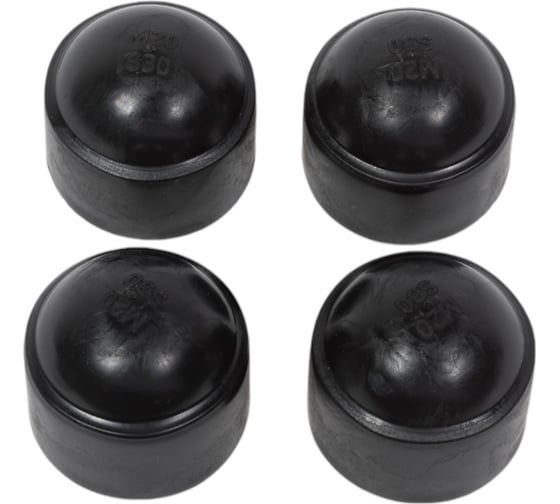 Изображение товара Колпачок на болт/гайку STARFIX М20/S30 черный, 4 шт. в зип-локе SMM3-52126-4