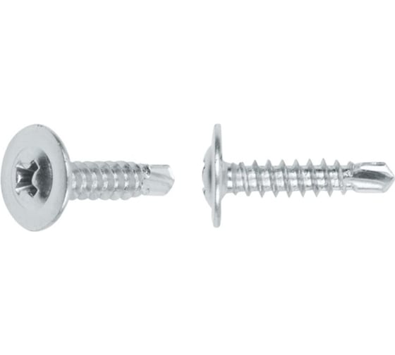 Изображение товара Саморез STARFIX 4.2x57 мм, с пресс-шайбой, цинк, со сверлом, 50 шт. SMP1-50382-50