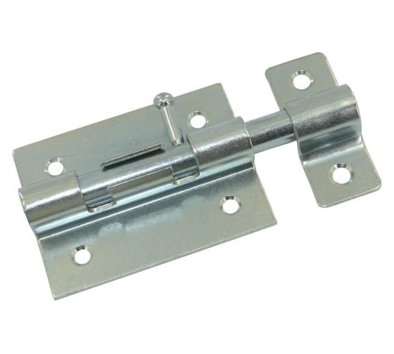 Изображение товара Задвижка дверная STARFIX 82 мм ЗД-07, белый цинк SMP-98639-1