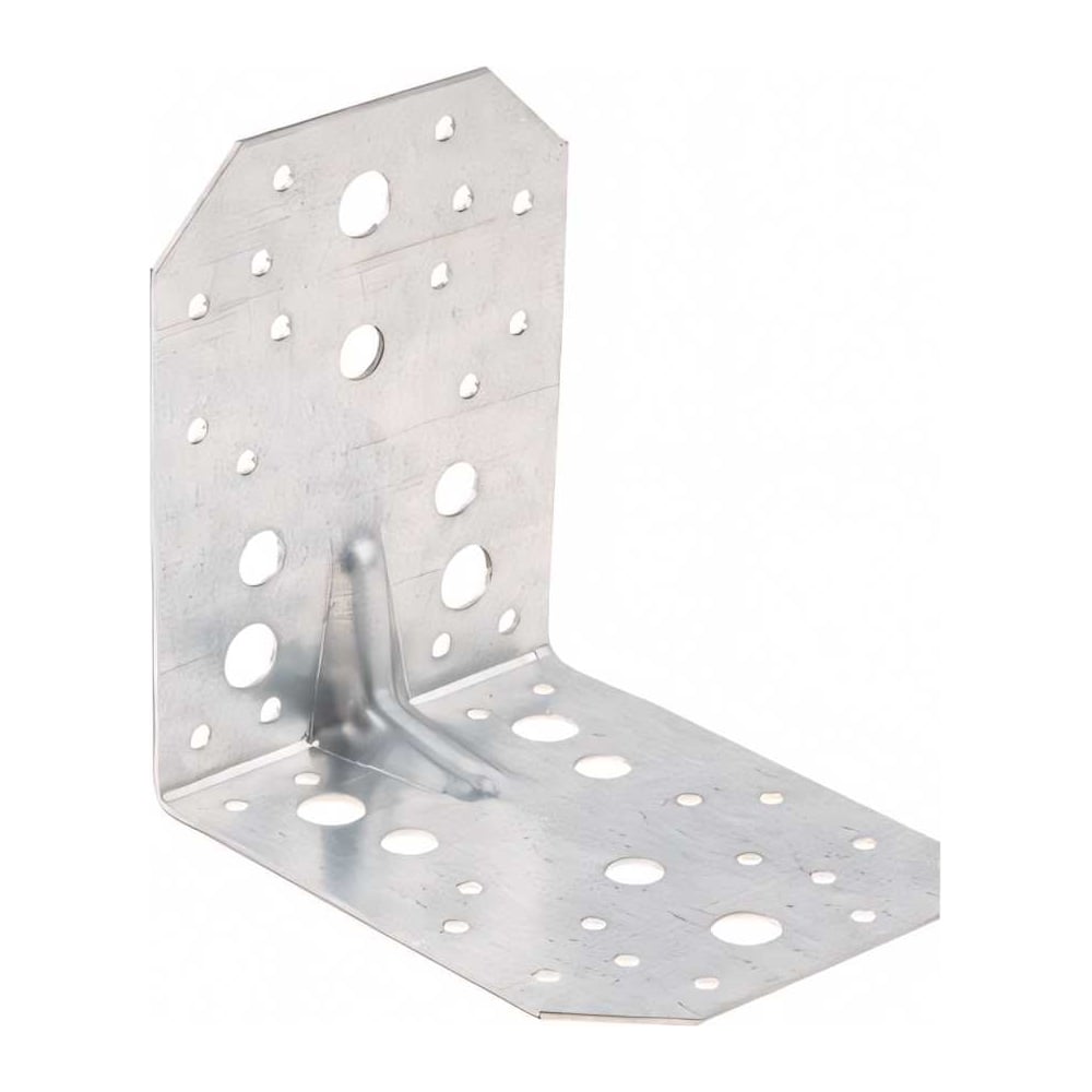 Изображение товара Усиленный уголок крепежный STARFIX 100x130x130 мм цинк 1 шт