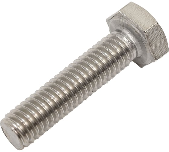 Изображение товара Болт STARFIX М6x25, шестигранный, нержавеющая сталь (А2), DIN 933, 10 шт. в зип-локе SMZ1-104790-10