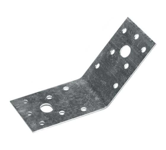 Изображение товара Уголок крепежный STARFIX под 135 градусов, 55x70x70 мм, KUS белый цинк SMP-42700-1