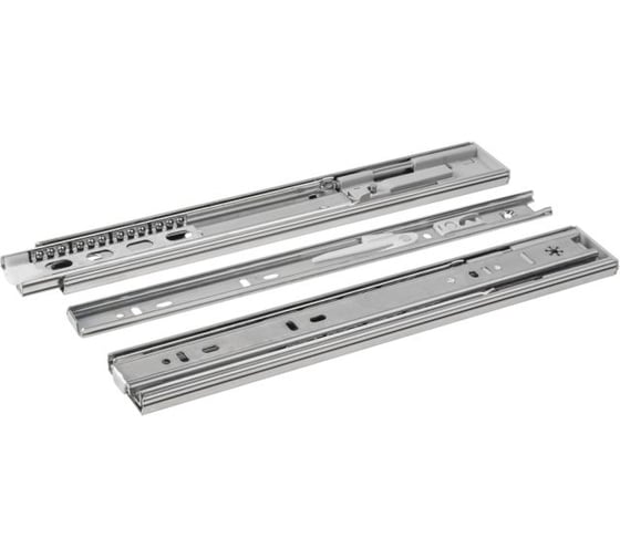 Изображение товара Направляющая шариковая STARFIX полного выдвижения, 500x45 мм Push to open, 2 шт. SMF-76988-2