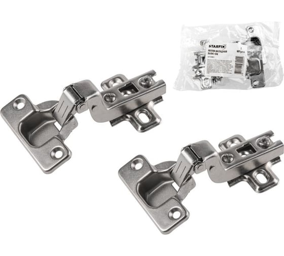 Изображение товара Петля вкладная STARFIX Slide-on, 2 шт. в пакете SMF-8338-2