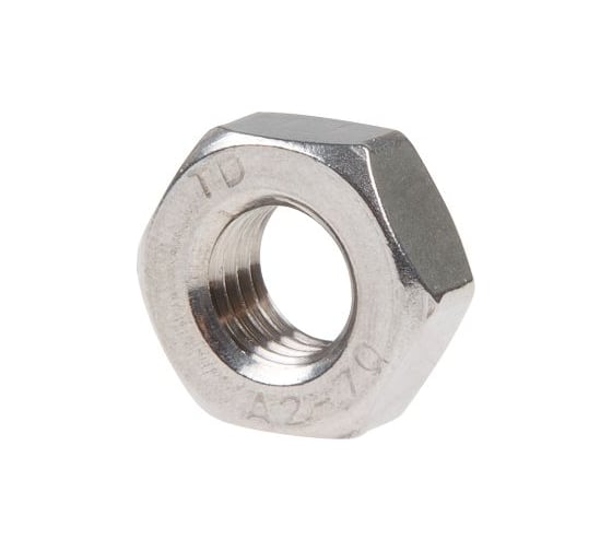 Изображение товара Гайка STARFIX М3, шестигранный, нержавеющая сталь (А2), DIN 934, 50 шт. в зип-локе SMZ1-85213-50