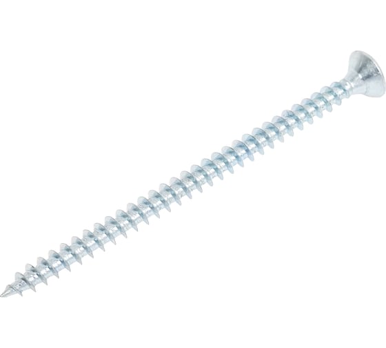 Изображение товара Шуруп универсальный STARFIX 5.0x80 мм, белый цинк, 25 шт. в зип-локе SMZ2-67660-25